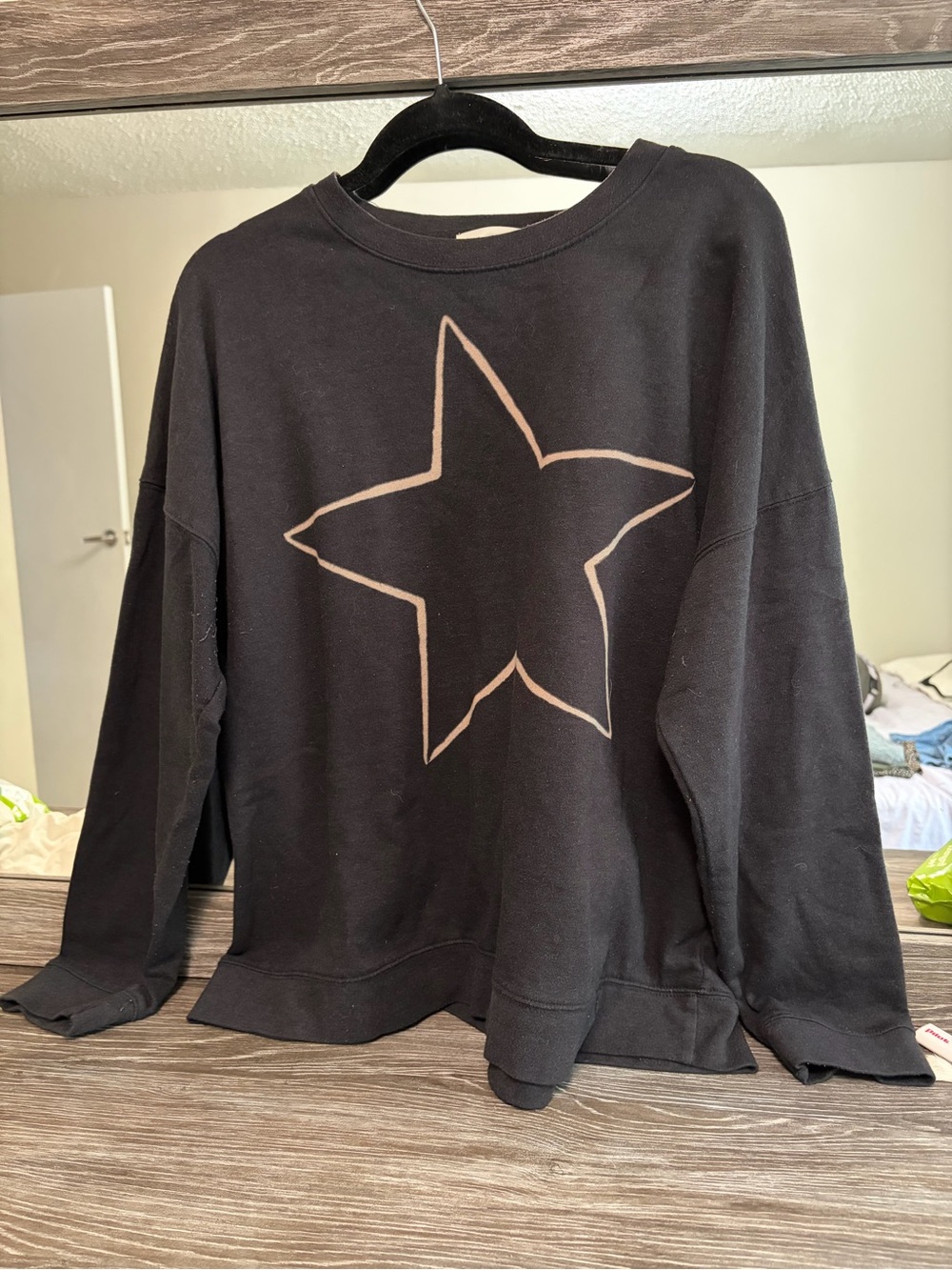 Black Star Sweatshirt (Hoodless)